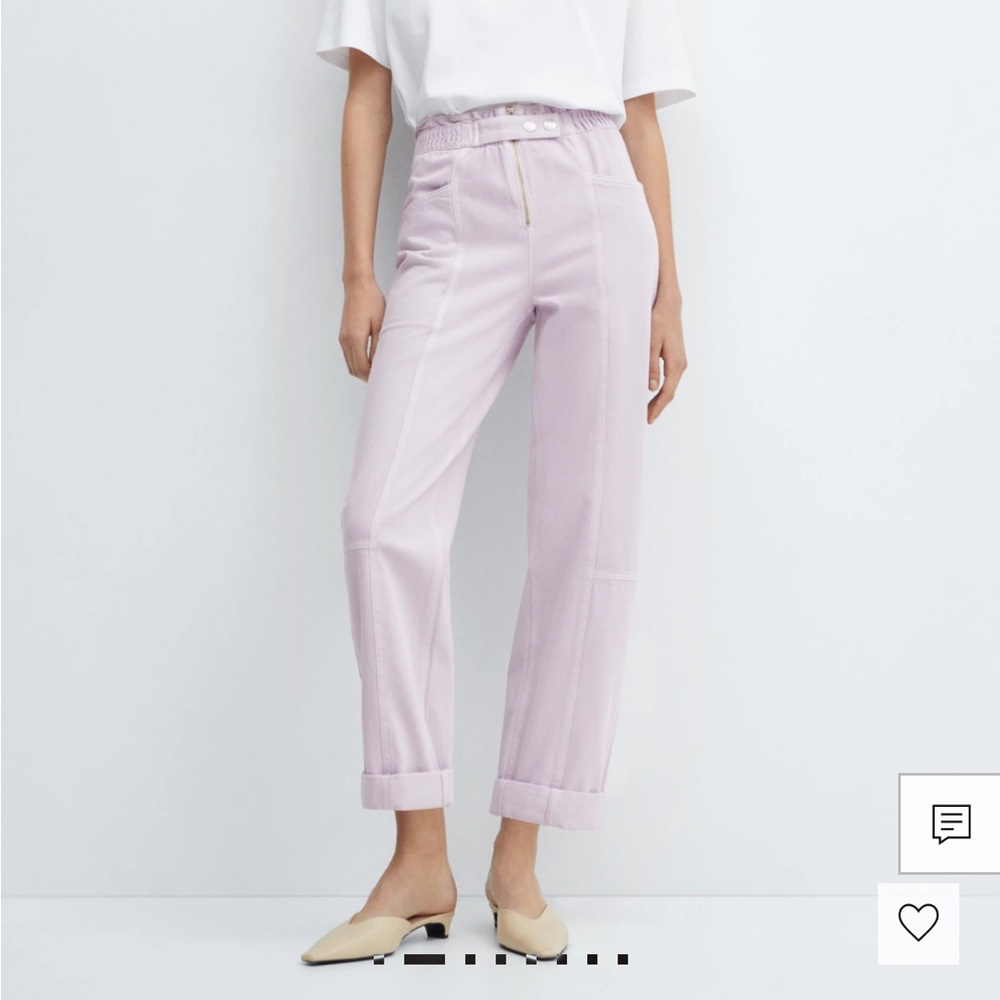 Mango Slouchy Jeans With Elastic Waist